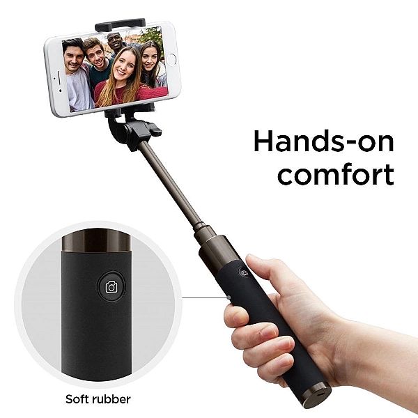 Spigen S530W Wireless Selfie Stick Black