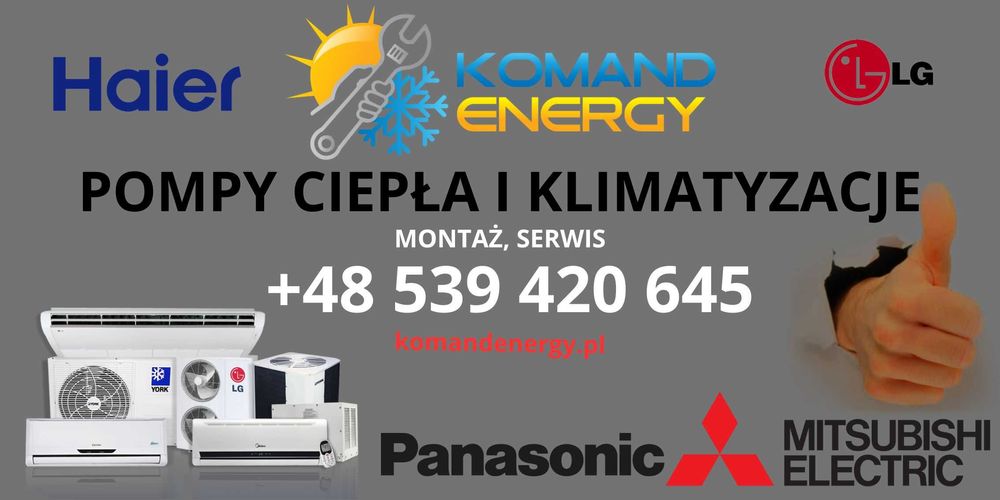Pompa ciepła Panasonic 9 KW + zbiornik cwu 300l inox z montażem