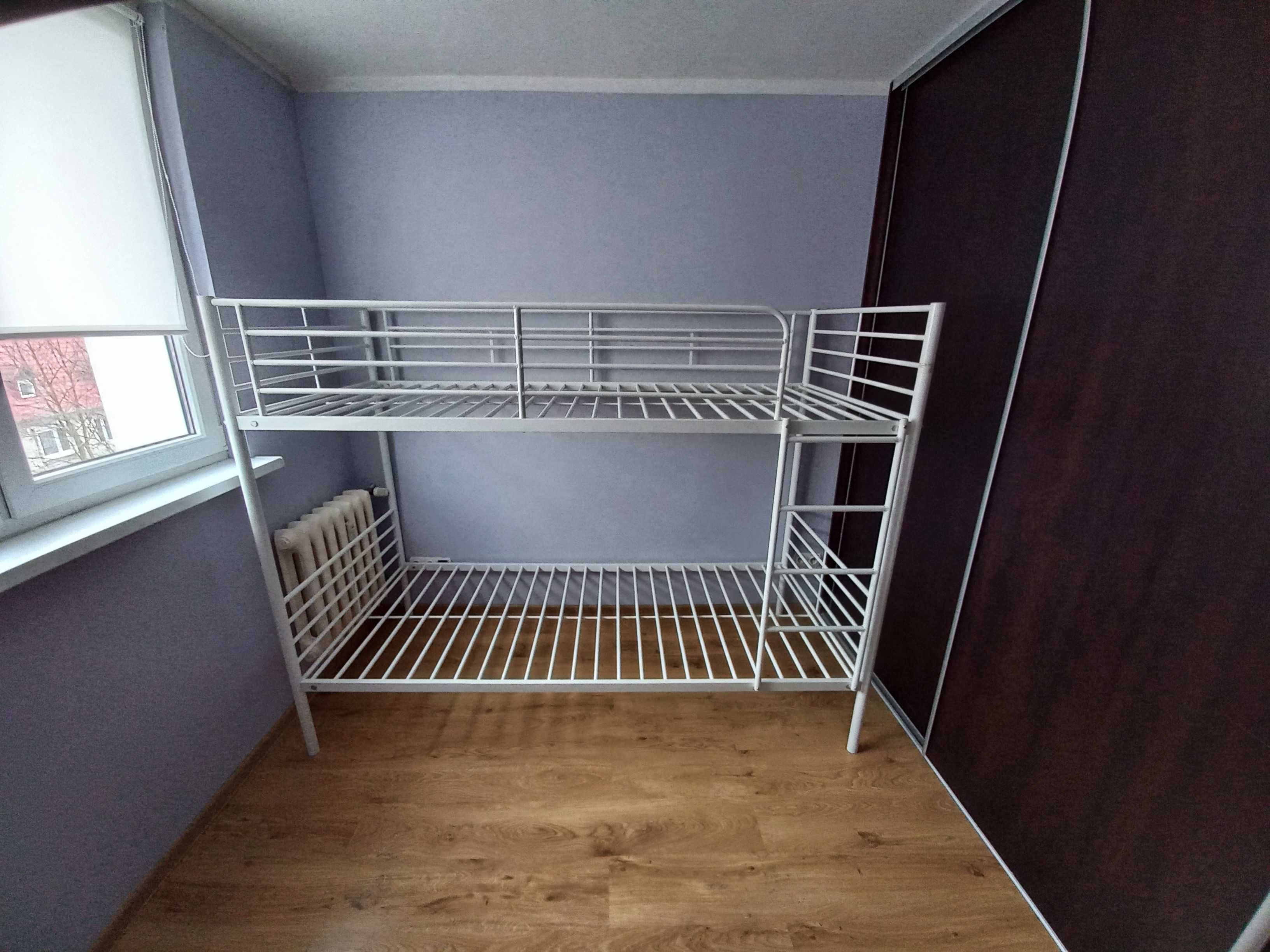 Łóżko dwupiętrowe metalowe 90×200