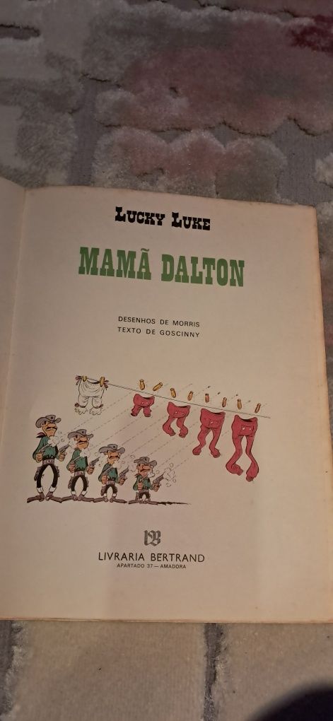 Banda desenhada Lucky Luke Mamã Dalton