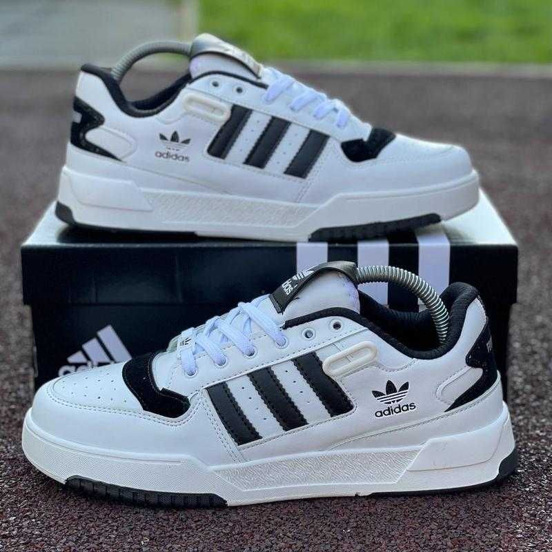 Нові кросівки Adidas Forum Low White/Black, чоловічі, весна/літо
