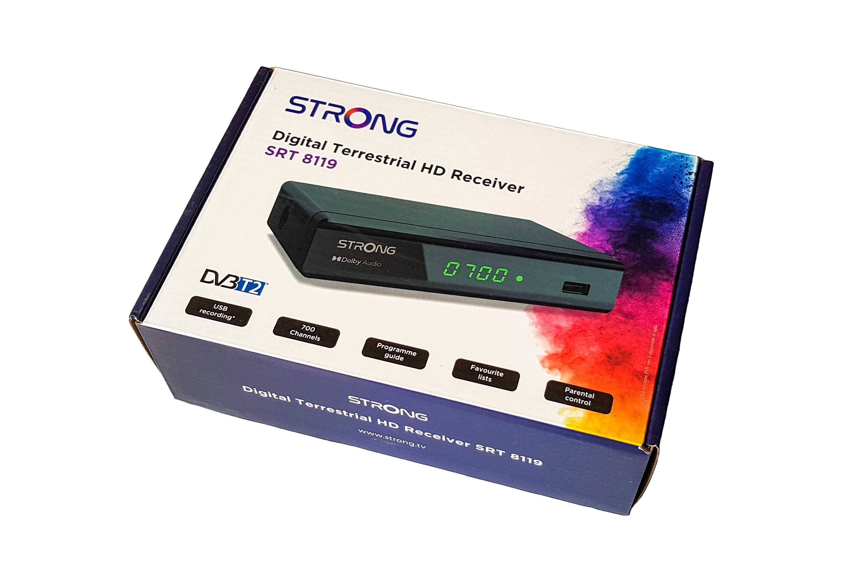 Dekoder DVB-T2 STRONG SRT 8119  (HEVC)