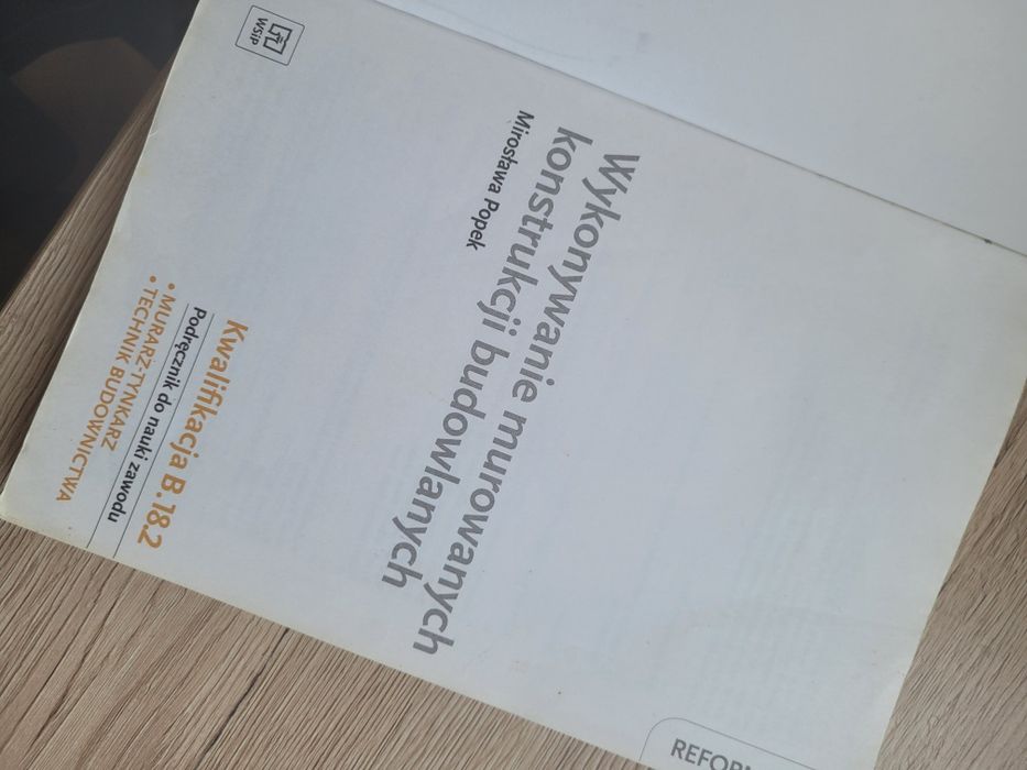 Podręcznik wykonywanie murowanych konstrukcji budowlanych wsip