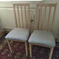 Dwa Krzesła nieużywane drewniane