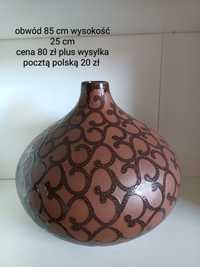 Pękaty wazon porcelanowy