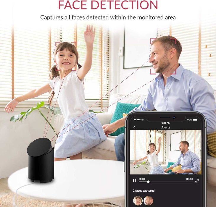 Yi Dome Camera U Pro 2K - Obrotowa kamera WiFi - Niania elektroniczna