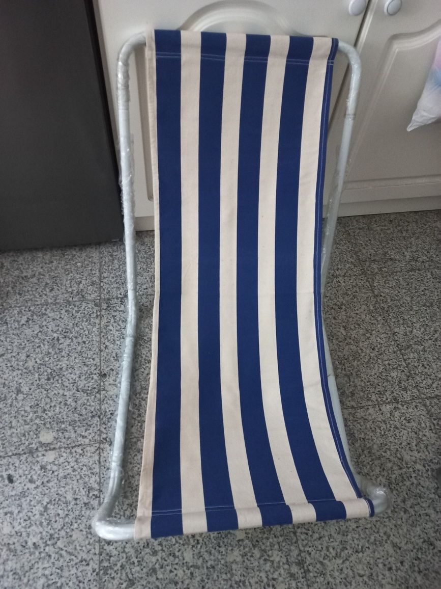 Conjunto de 2 cadeiras de descanso ou de praia