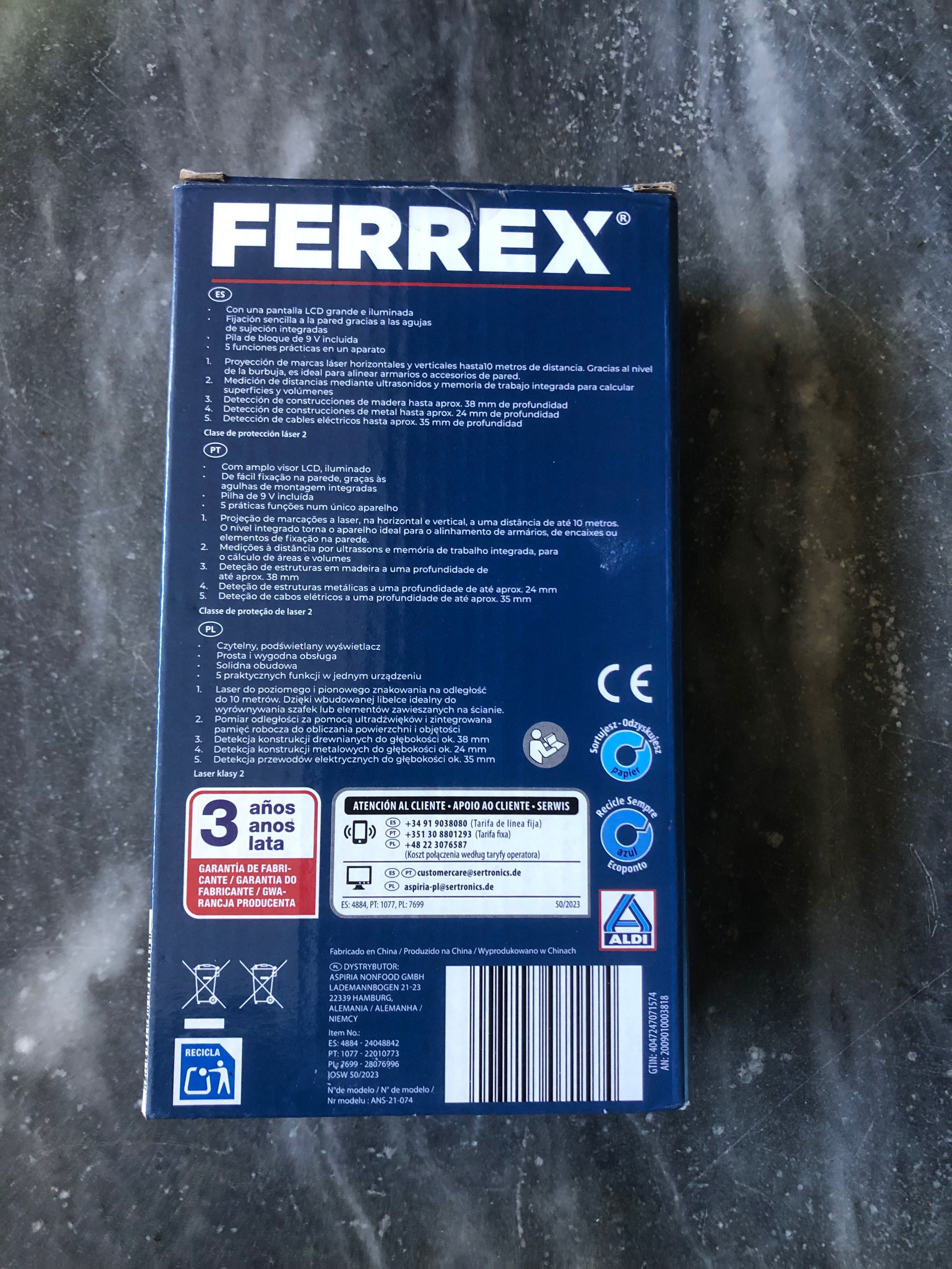 Multifunções Detetor FERREX