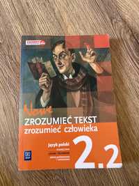 podręcznik Nowe Zrozumieć Tekst zrozumieć człowieka 2.2