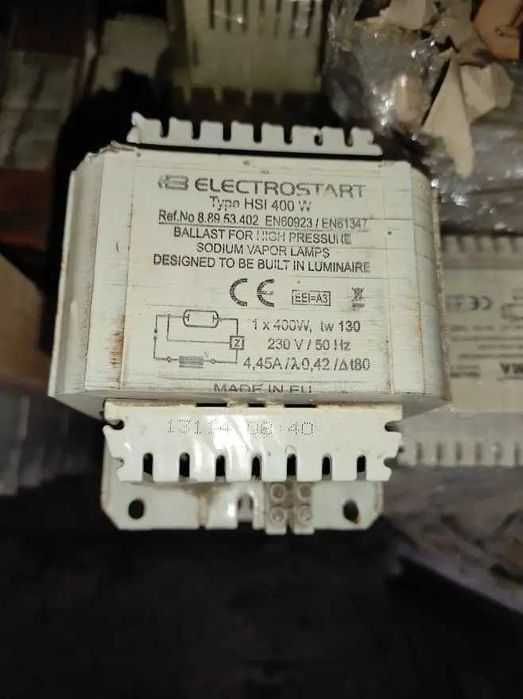 Дроссель 400 W Electrostart Днат 400 ватт ПРА