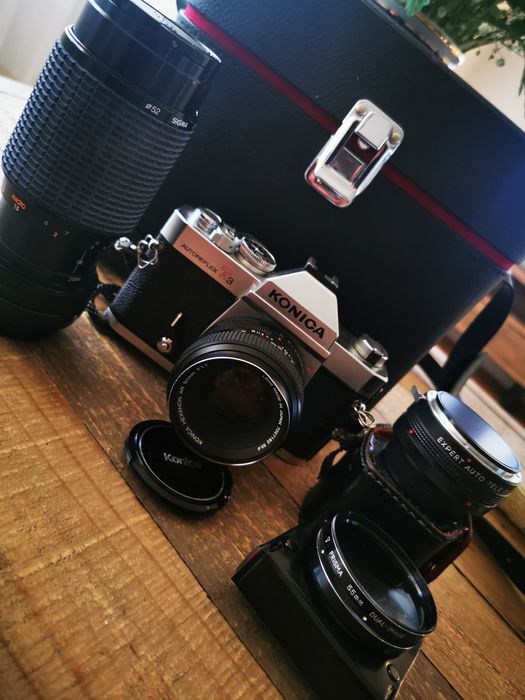 Konica autoreflex T3 и комплектующие