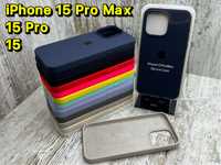 Чехол Silicone Case Full на iPhone 15 Pro Max/15 Pro/ 15