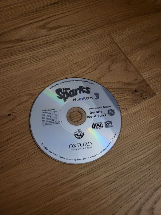 Płyta do podręcznika Sparks 3 multiroom, gry językowe