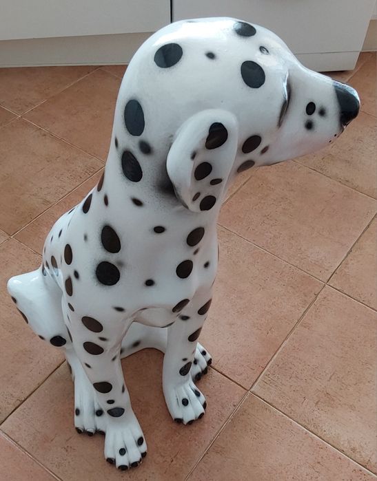 CÃO DALMATA,LOIÇA ORIGINAL BARCELOS,COLEÇÃO.Casa,Quarto,Sala,Garagem.