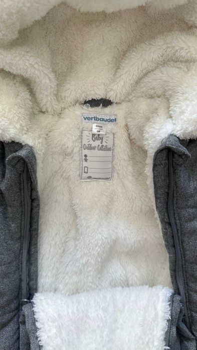 Zimowy kombinezon niemowlęcy, Vertbaudet, rozmiar 60