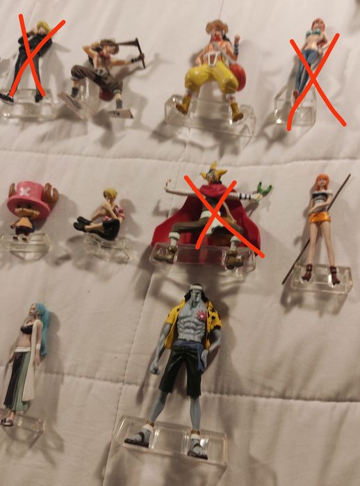 17 figuras One Piece colecionáveis da Salvat + 3 extra