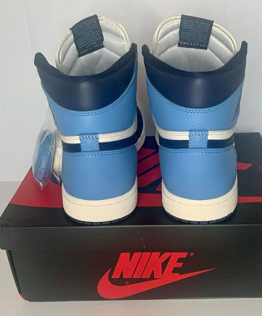 Jordan 1 unc  niebieskie