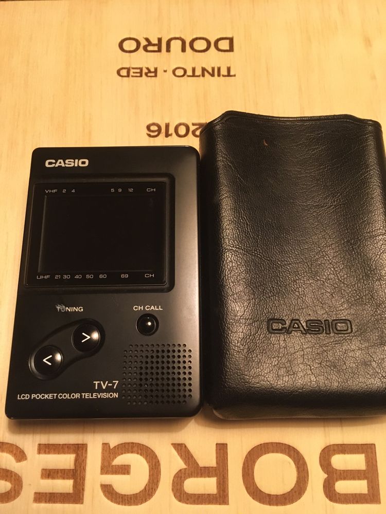 Casio tv-7 com bolsa