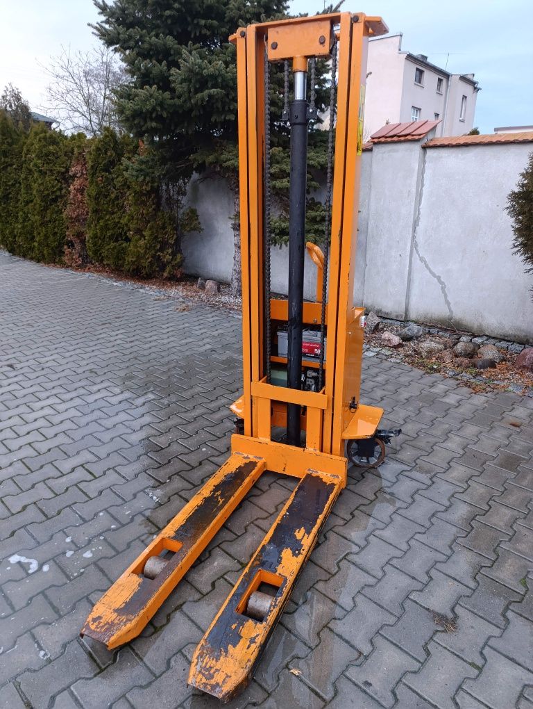 Podnośnikowy Poleciak elektryczny akumulatorowy wózek paletowy 1250kg