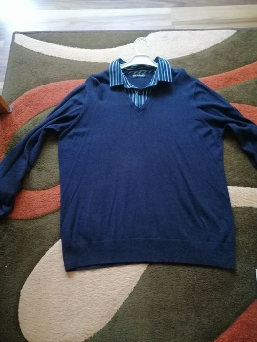 Sweterek męski z koszulką L.