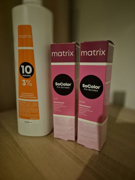 2 farby matrix 6na I 6a i krem 3%
