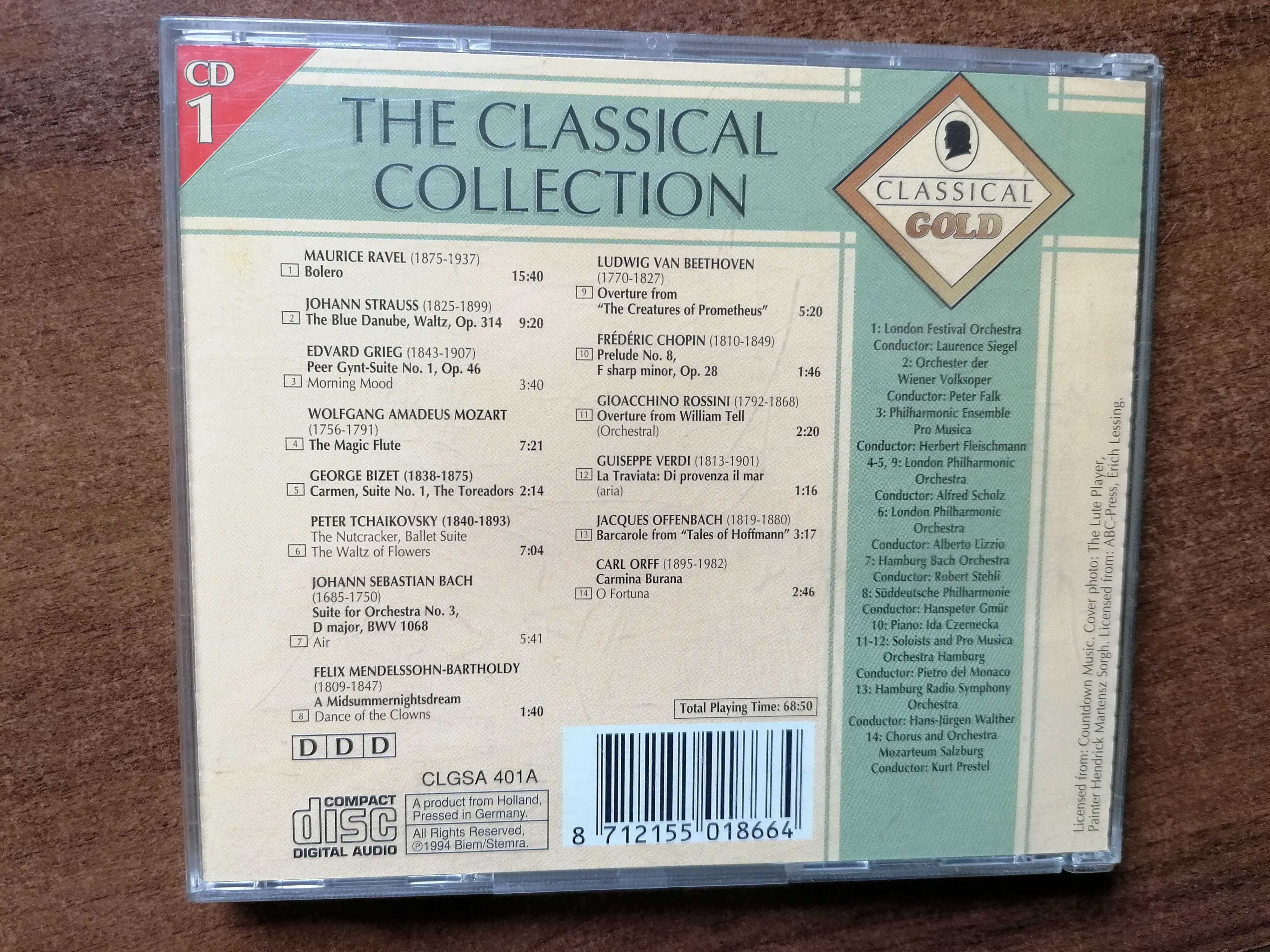 Classical collection - najsłynniejsze utwory muzyki klasycznej (4 CD)