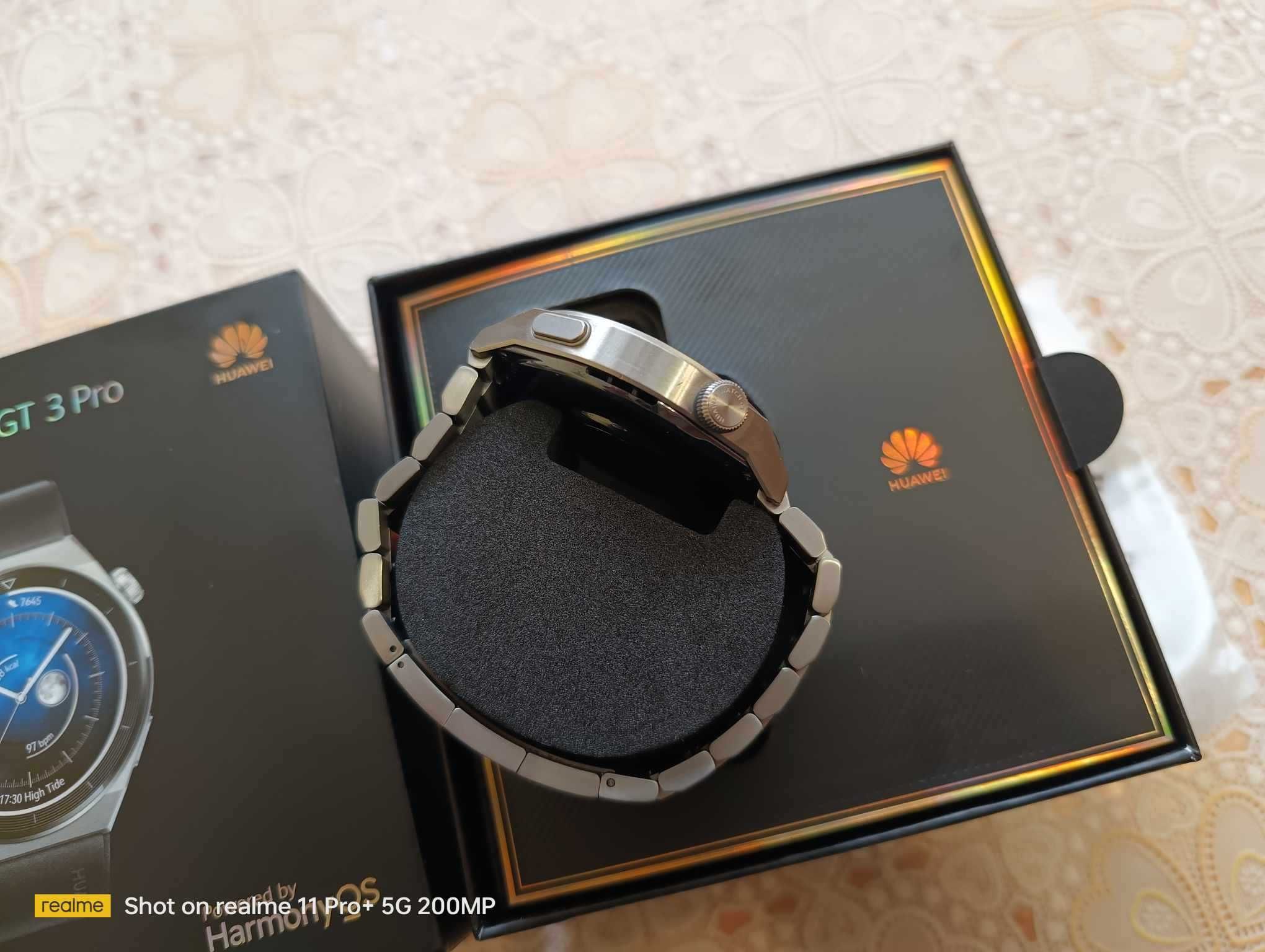Huawei Watch GT 3 Pro bransoleta/Gwarancja/Ideał