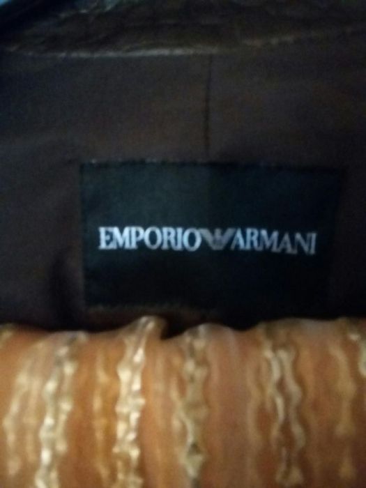 Дешево кожанная куртка EMPORIO ARMANI Италия