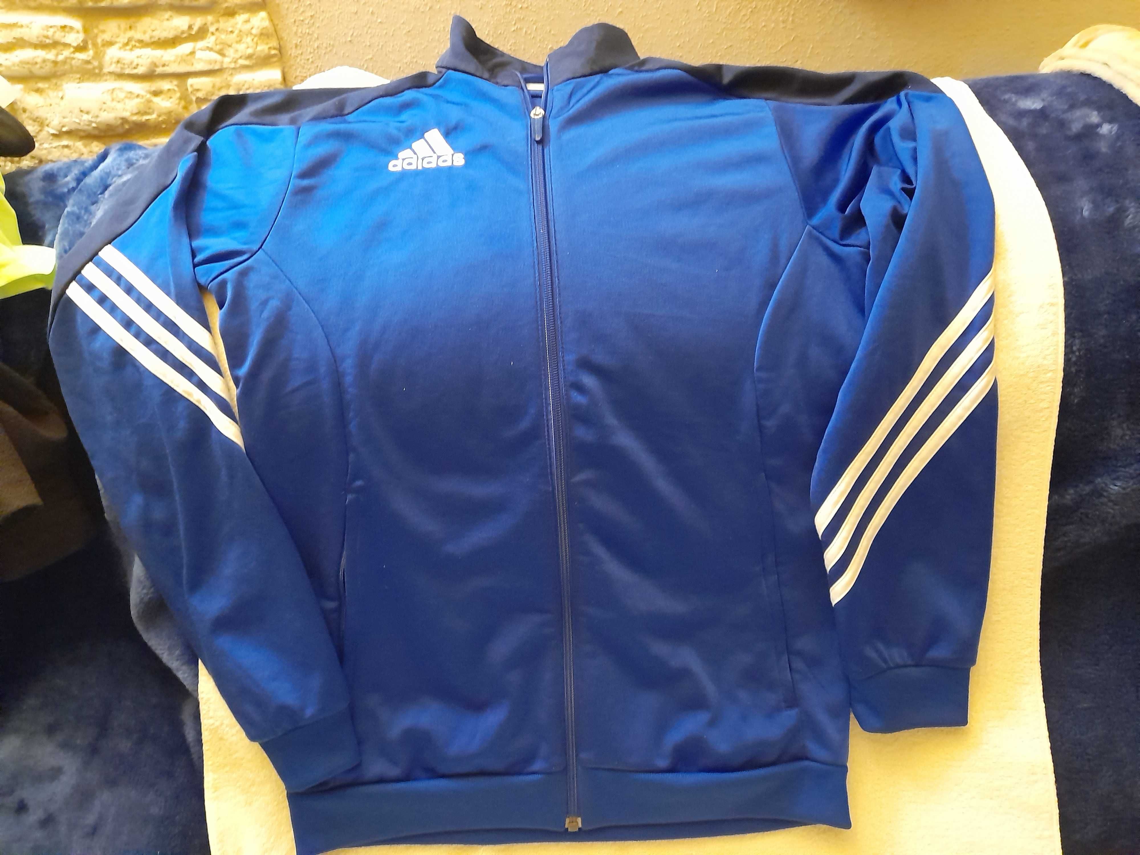 Bluza Adidas meska chlopieca r. S kolor niebieski