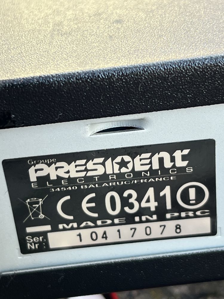 CB Radio President Tommy + antena President