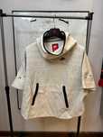 Women Nike Tech Fleece Poncho Pattern White Grey XS