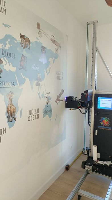 Druk ścienny splashprint.pl Stwórz Swoją Ścianę Marzeń