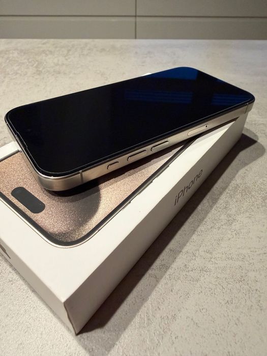 iPhone 15 PRO 128 GB Natural Titanium - stan IDEALNY!!!