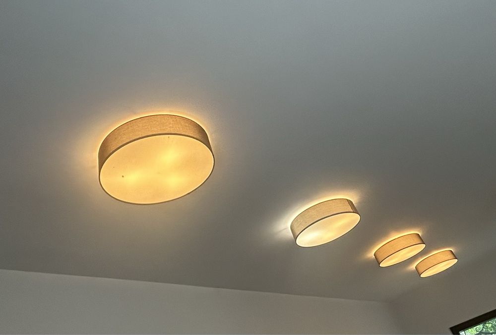 Lampy sufitowe okrągłe