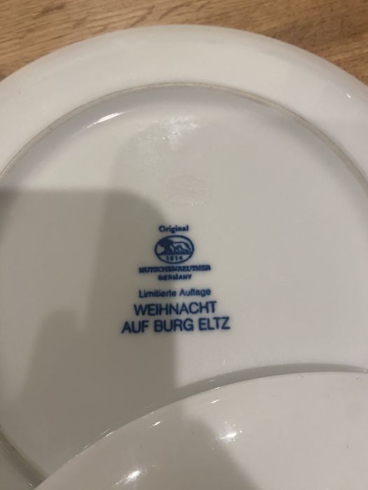 Porcelanowe talerze zimowe Hutschenreuther