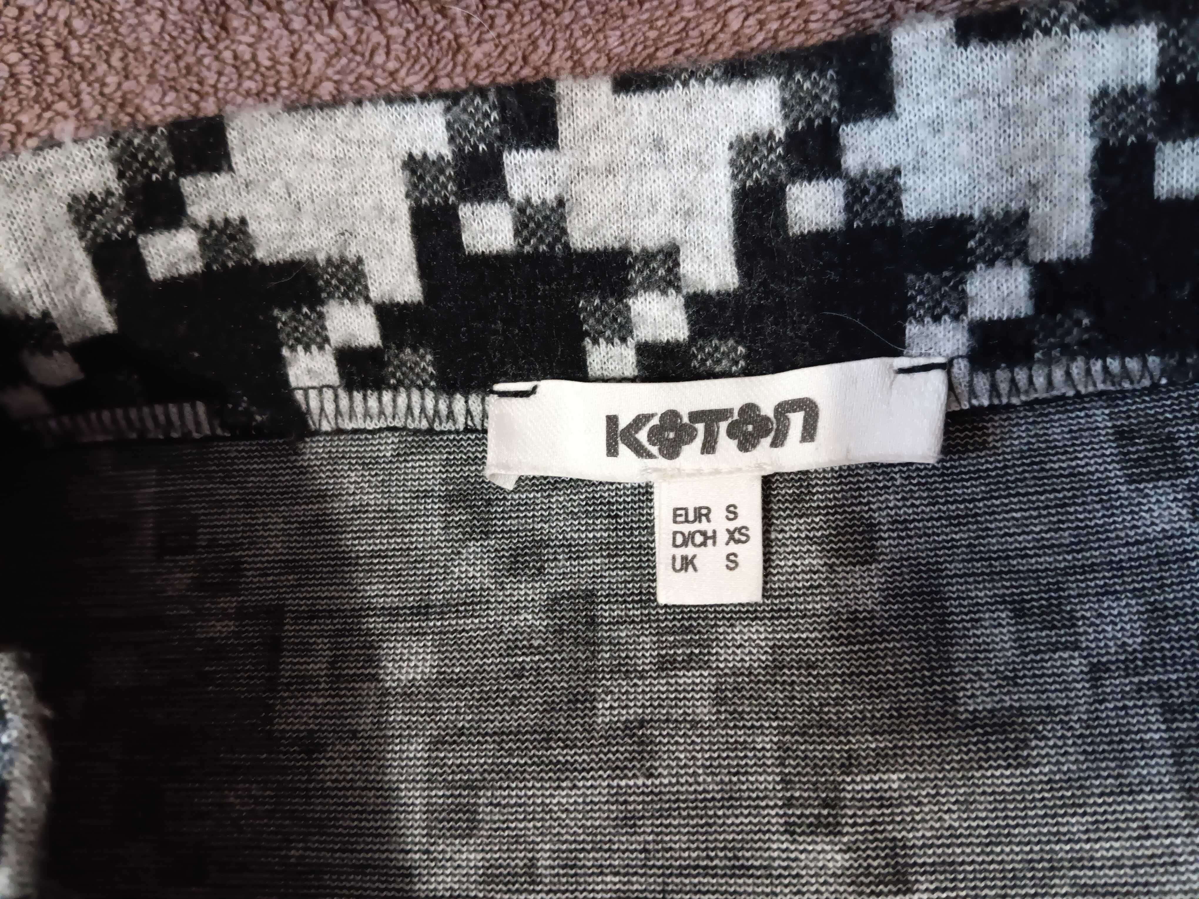 Юбка Koton Коттон принт гусиная лапка S Xs