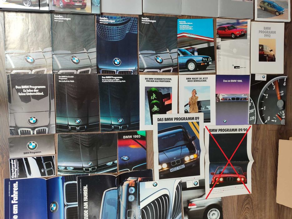 BMW Prospekty różne Programm, Wyposażenie, materiały prasowe