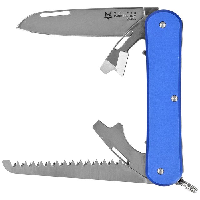 Scyzoryk Fox Vulpis S4 Sky Blue Aluminium, Polished N690Co