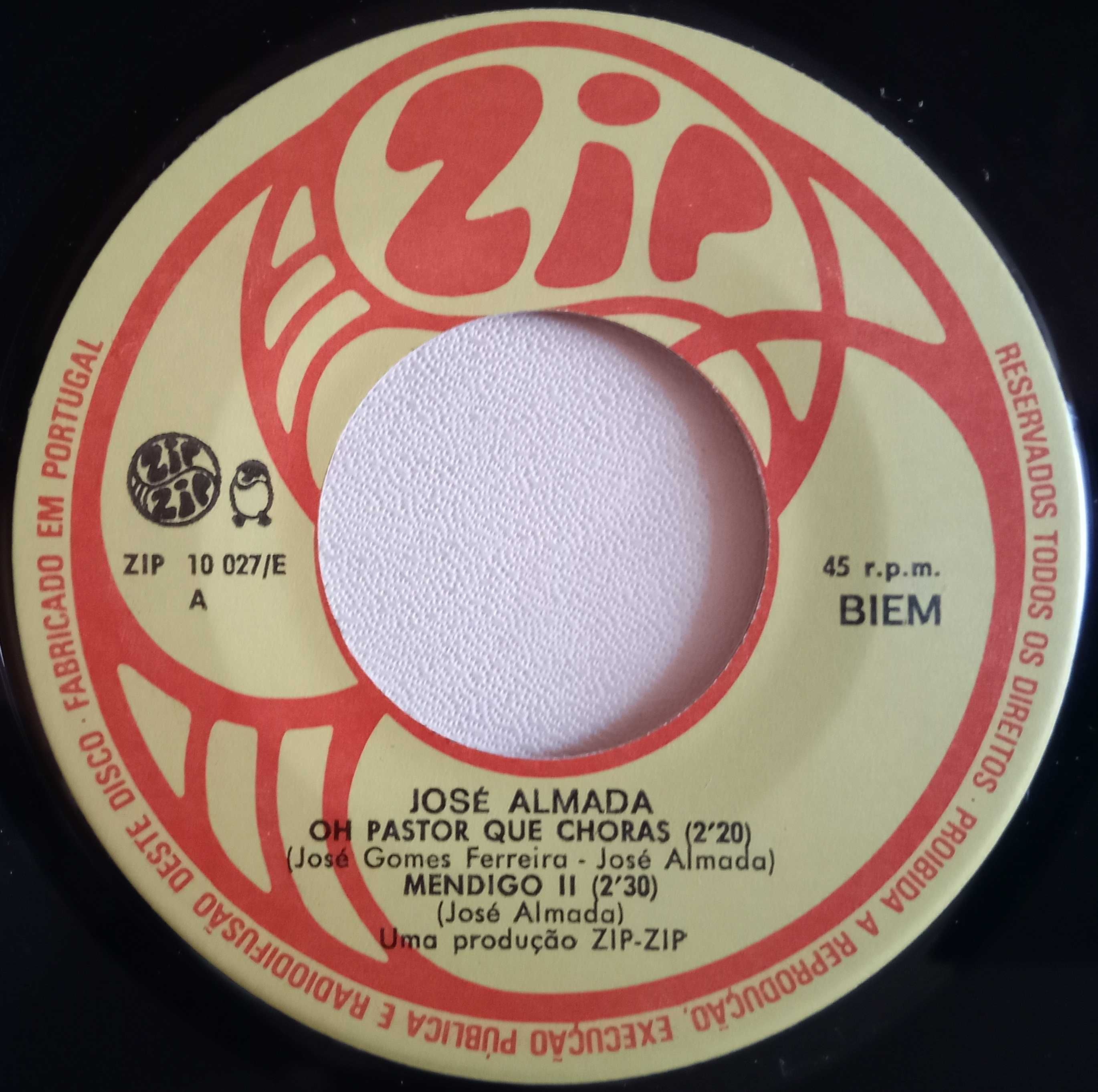 José Almada	- - - - -	Vento Irado	- - - - -	EP