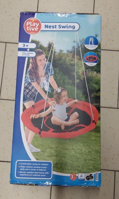 Bociane gniazdo NOWE Playtive huśtawka ogrodowa bocianie gniazdo