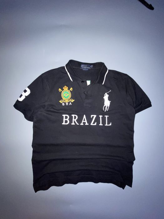 Polo ralf lauren vintage big logo brasil