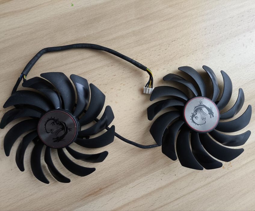 Кулер вентилятор для видеокарты MSI 97mm