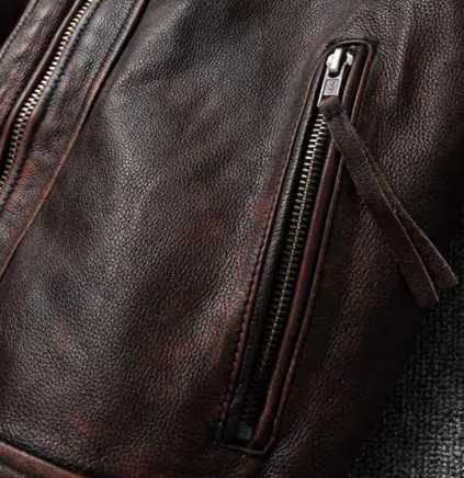 Męska kurtka pilotka prawdziwa naturalna skóra XL