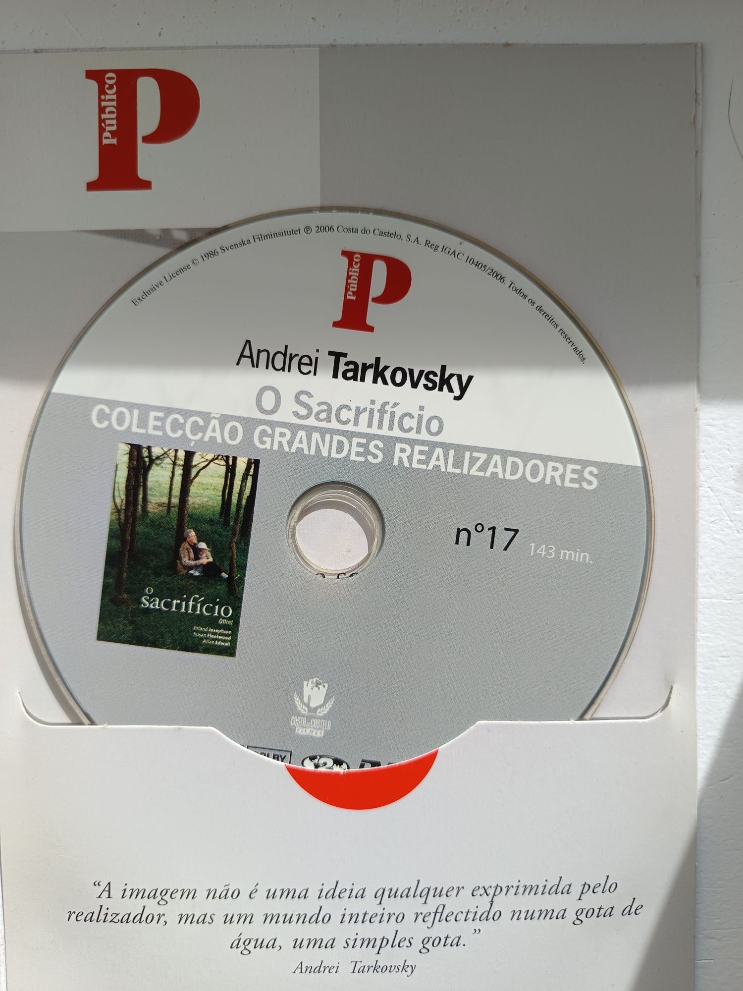 DVD o sacrifício