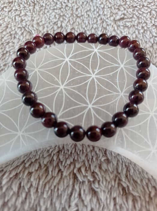 Bransoletka granat kamień naturalny