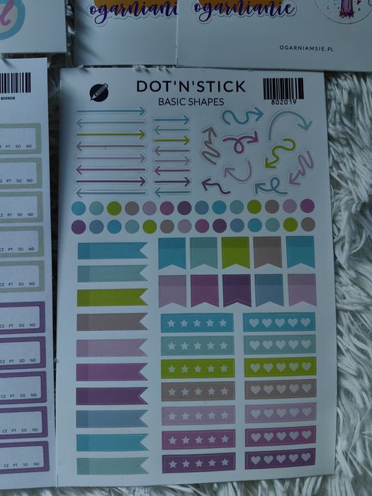 Naklejki do bullet journal
