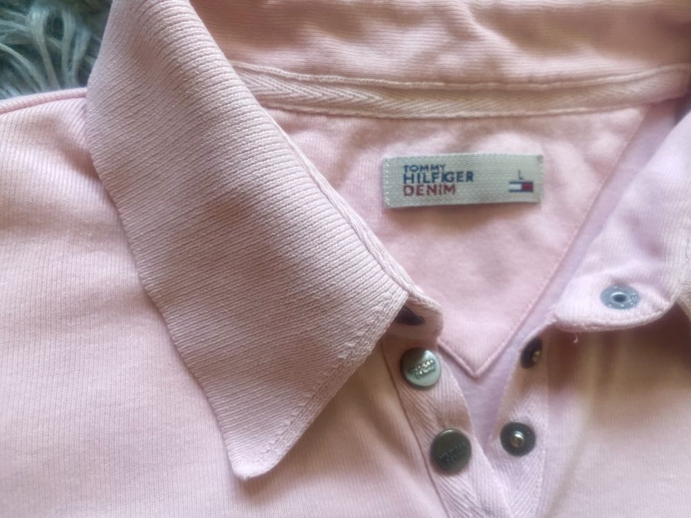 Śliczna koszulka polo Hilfiger Denim L