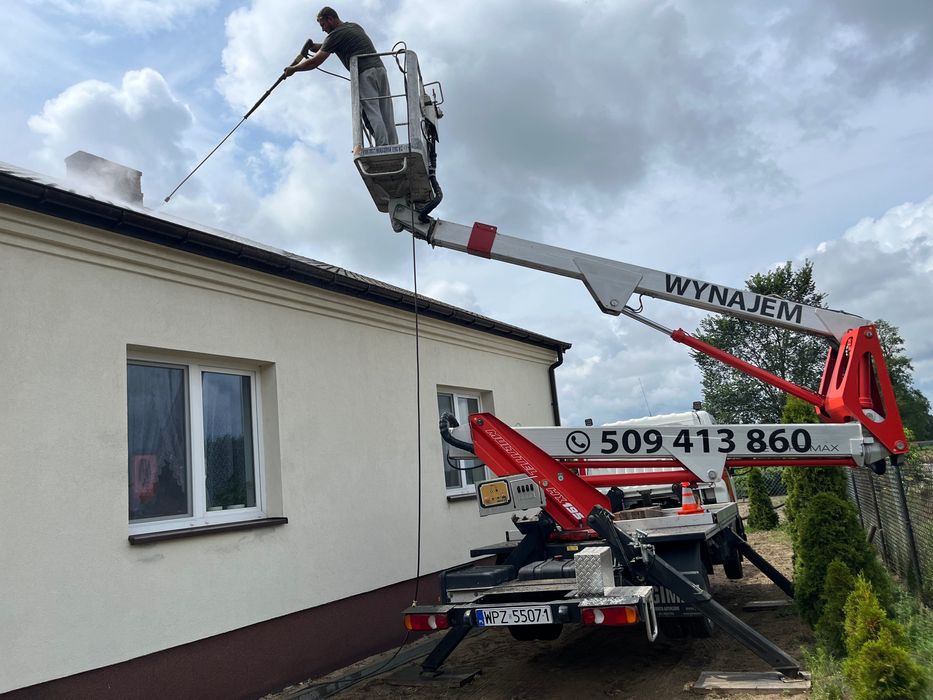 Wynajem, podnośnik koszowy