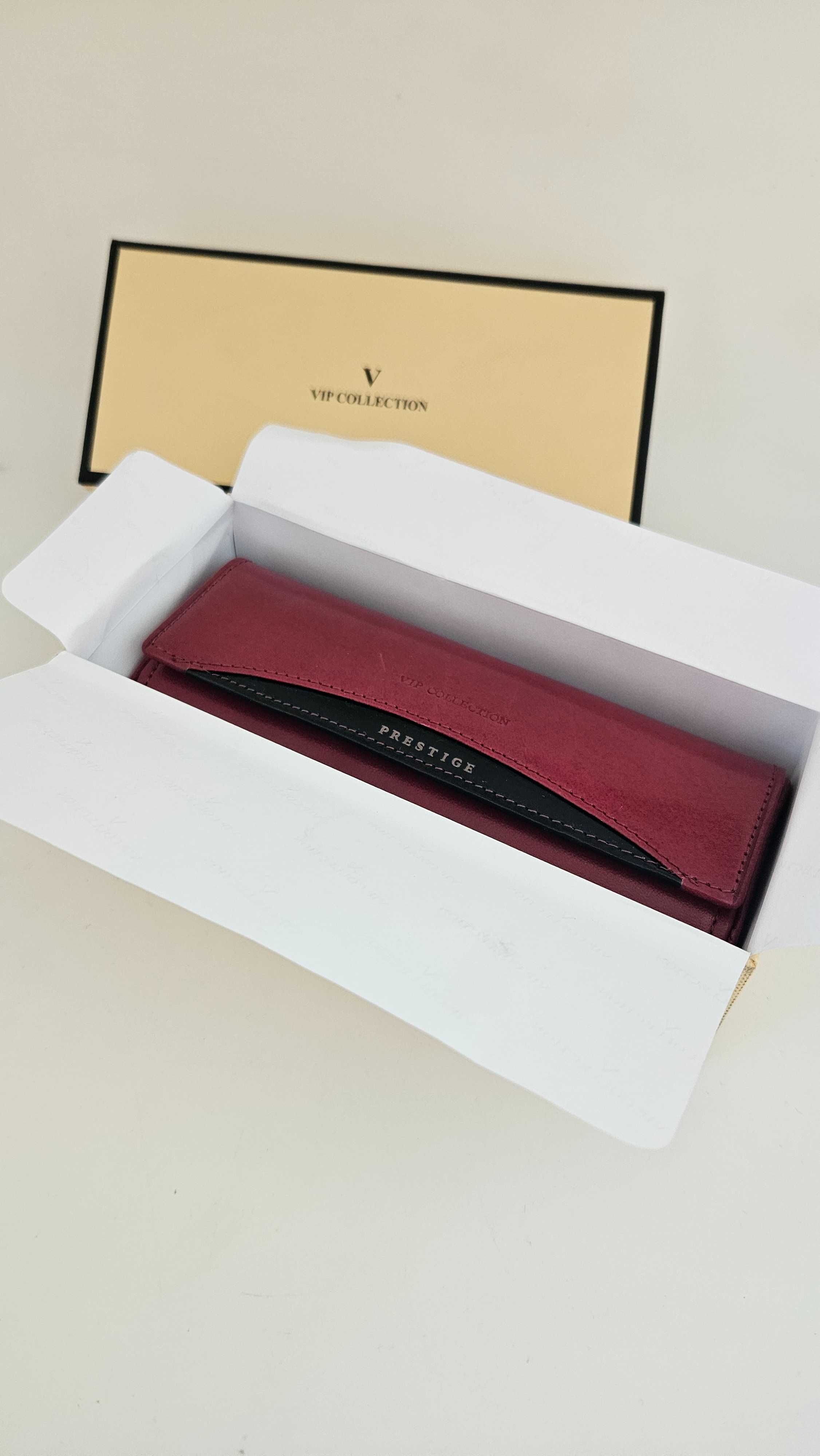 Skórzane etui na okulary VIP COLLECTION – elegancja i trwałość