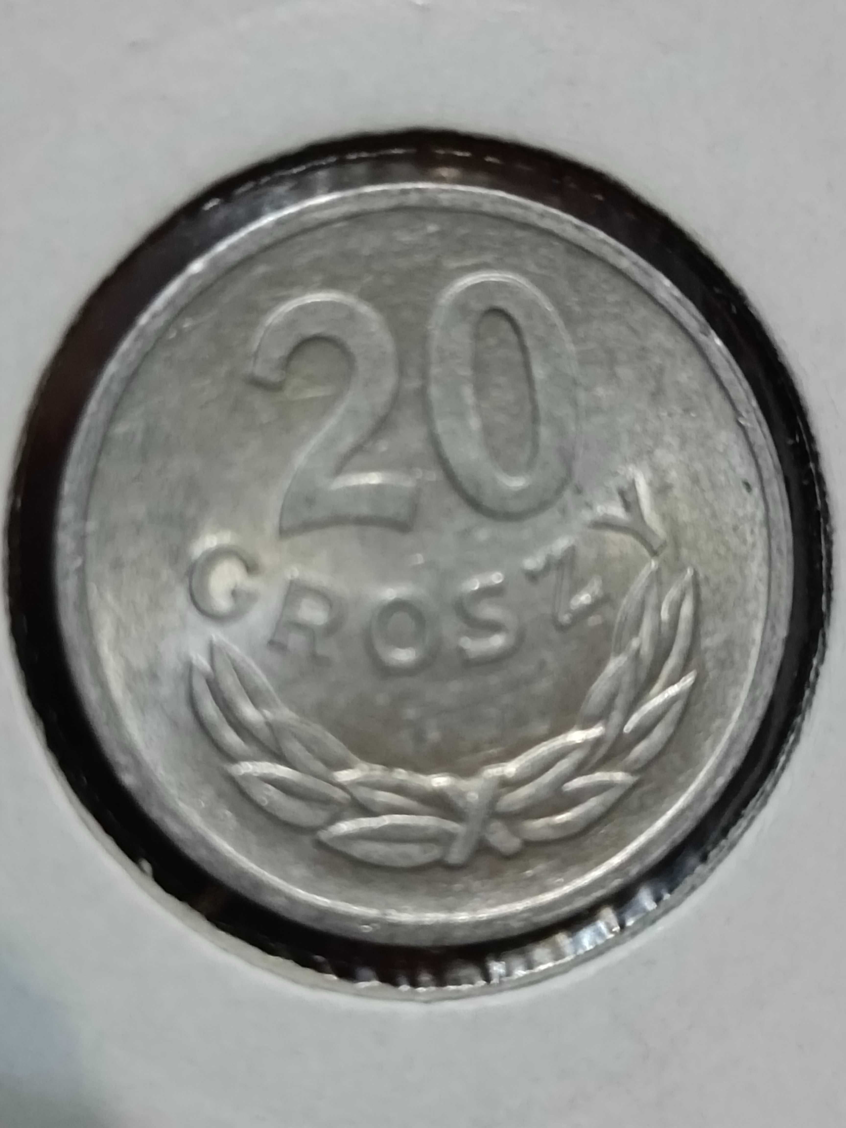 Sprzedam monete 20 gr 1973 bez znaku mennicy